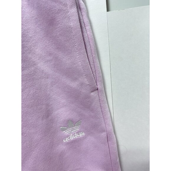 Womens Xl Pink Adidas Sweatpants Elastic Cuff Jogger Athletic Casual Pants NEW - Picture 4 of 10